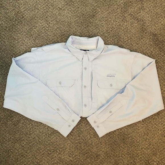 Patagonia Sol Patrol Button Up Shirt LS Size L - Picture 1 of 9